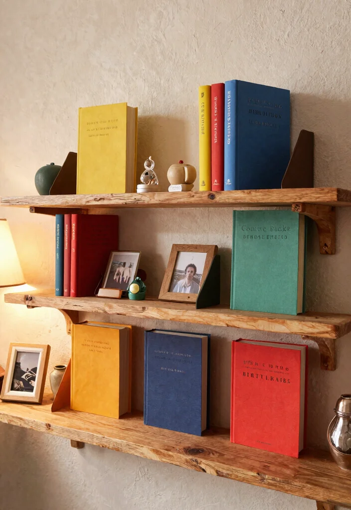 15 Stunning Wall Shelf Inspiration Photos for Pinterest 8. Creative Book Displays 0