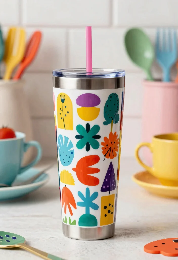 15 Trendy Tumbler Wraps Designs for Instant Makeovers 7. Fun and Funky Patterns 0