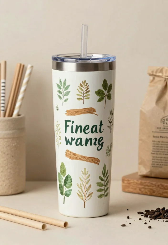 17 Amazing 20 oz Tumbler Ideas for Custom Cups 12. Eco Friendly Motivational Designs 0