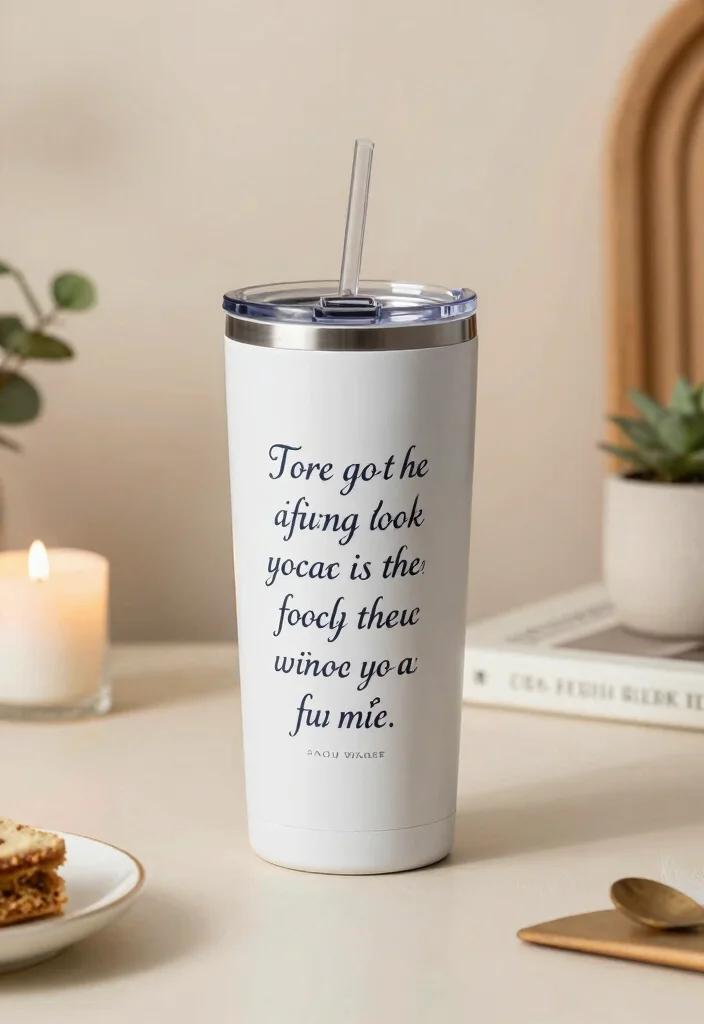 17 Amazing 20 oz Tumbler Ideas for Custom Cups 6. Inspiring Quote Tumblers 0