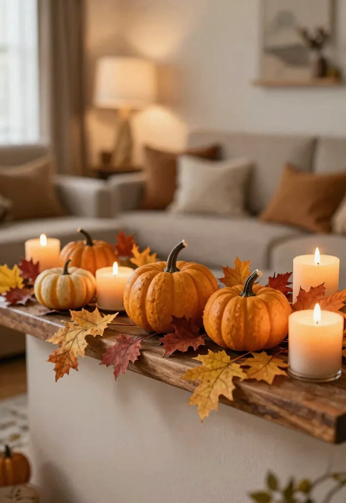 21 Beautiful Wall Shelf Display Ideas for a Rustic Farmhouse Vibe 10. Seasonal Decor Shelves