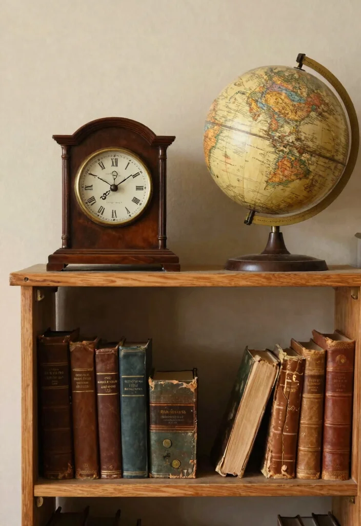 21 Aesthetic Wall Shelf Decor Ideas Pro Styling Tips 7. Vintage Finds 0