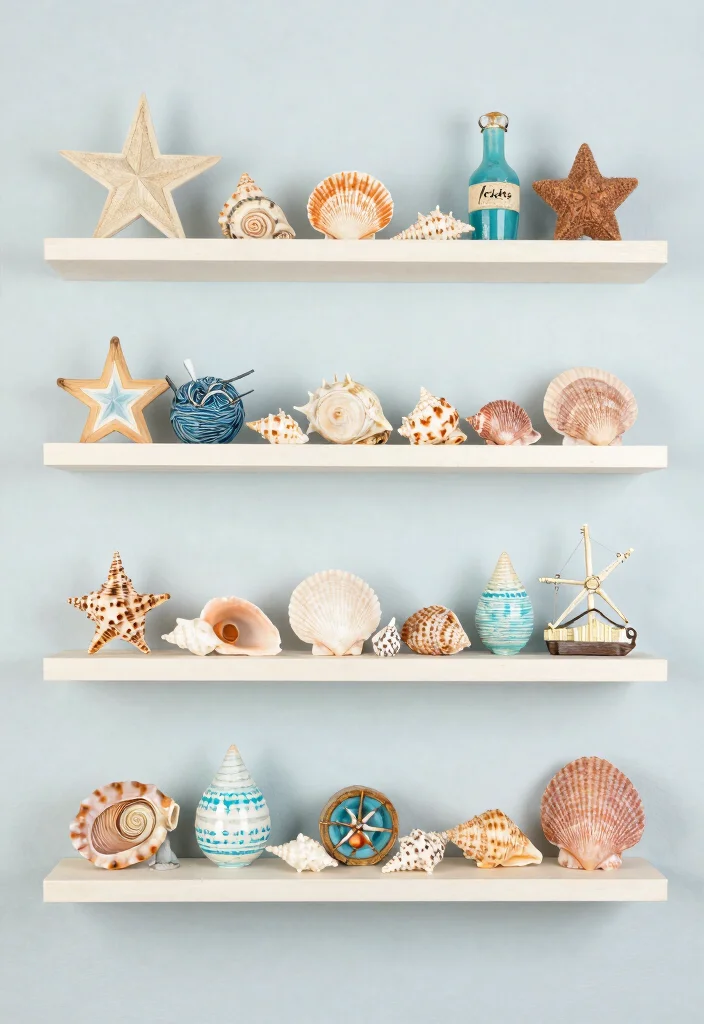 21 Best Aesthetic Wall Shelf Ideas for Room Makeovers 7. Themed Collections 0