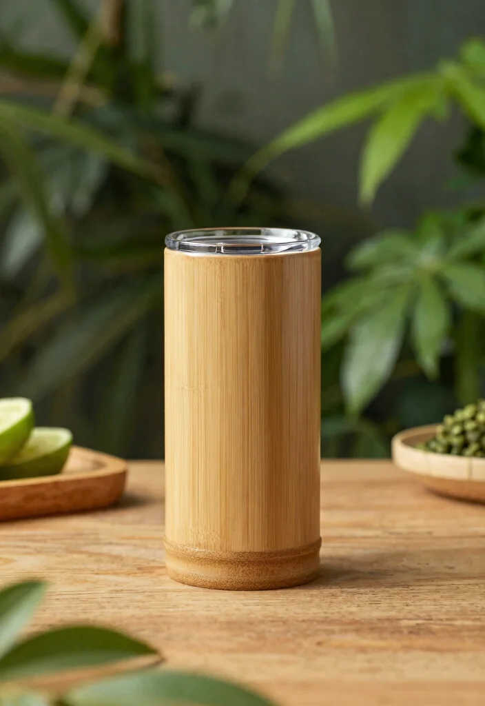 21 Cute Tumbler Ideas for Everyday Hydration Aesthetic 15. Eco Friendly Bamboo Tumblers 0