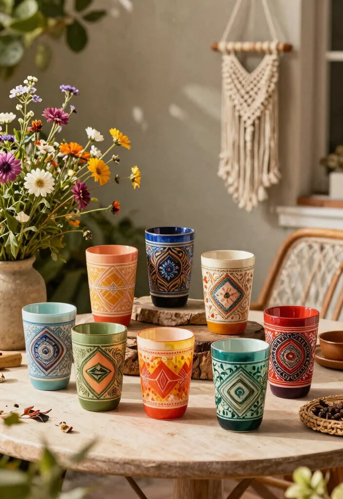 21 Cute Tumbler Ideas for Everyday Hydration Aesthetic 3. Bohemian Style Tumblers 0