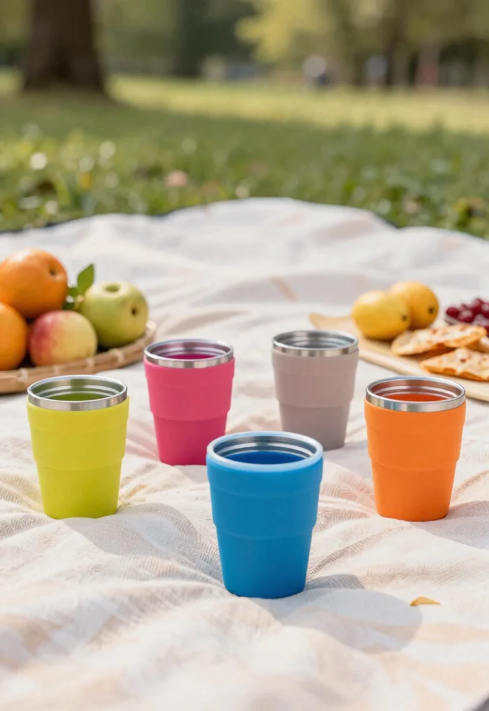 21 Cute Tumbler Ideas for Everyday Hydration Aesthetic 5. Travel Friendly Silicone Tumblers 0