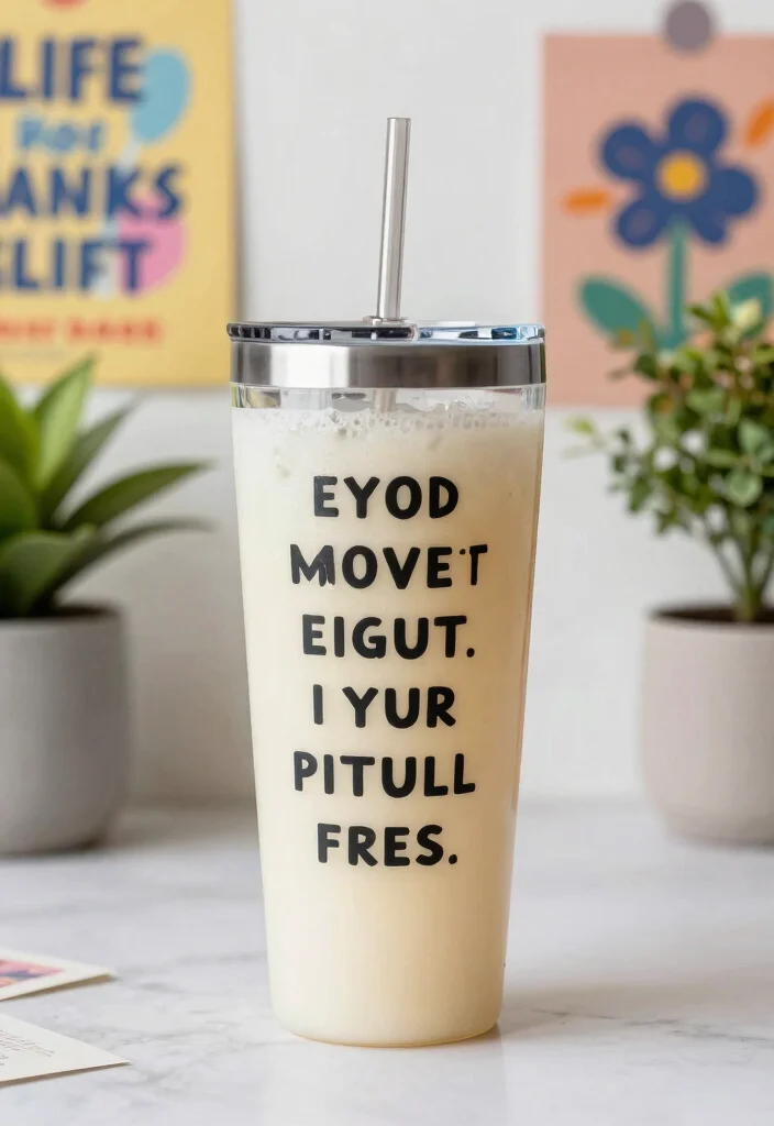 21 Cute Tumbler Ideas for Everyday Hydration Aesthetic 7. Inspirational Quote Tumblers 0