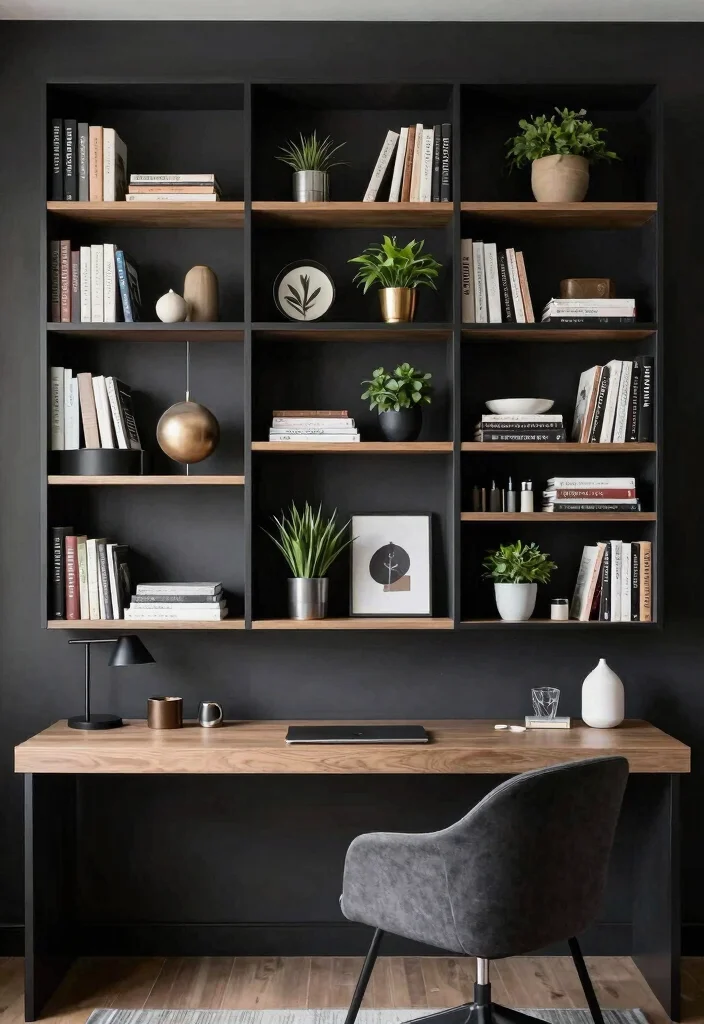 21 Sleek Floating Shelf Wall Ideas for a Minimalist Vibe 14. Grid Style Floating Shelves 0