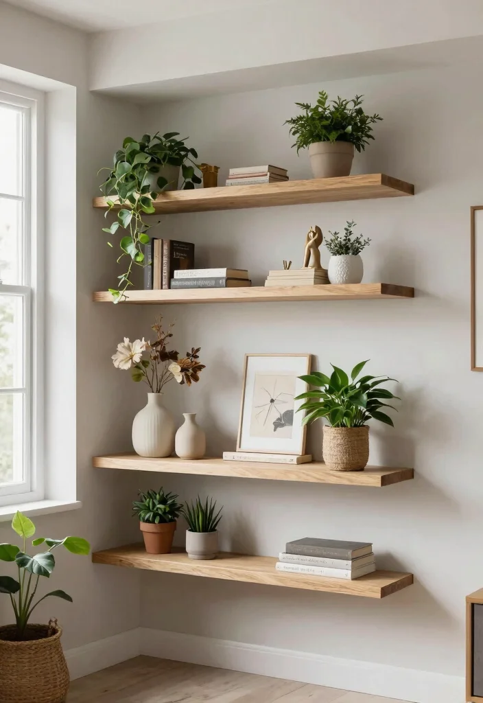 21 Sleek Floating Shelf Wall Ideas for a Minimalist Vibe 18. Customized Measurements for Perfect Fit 0