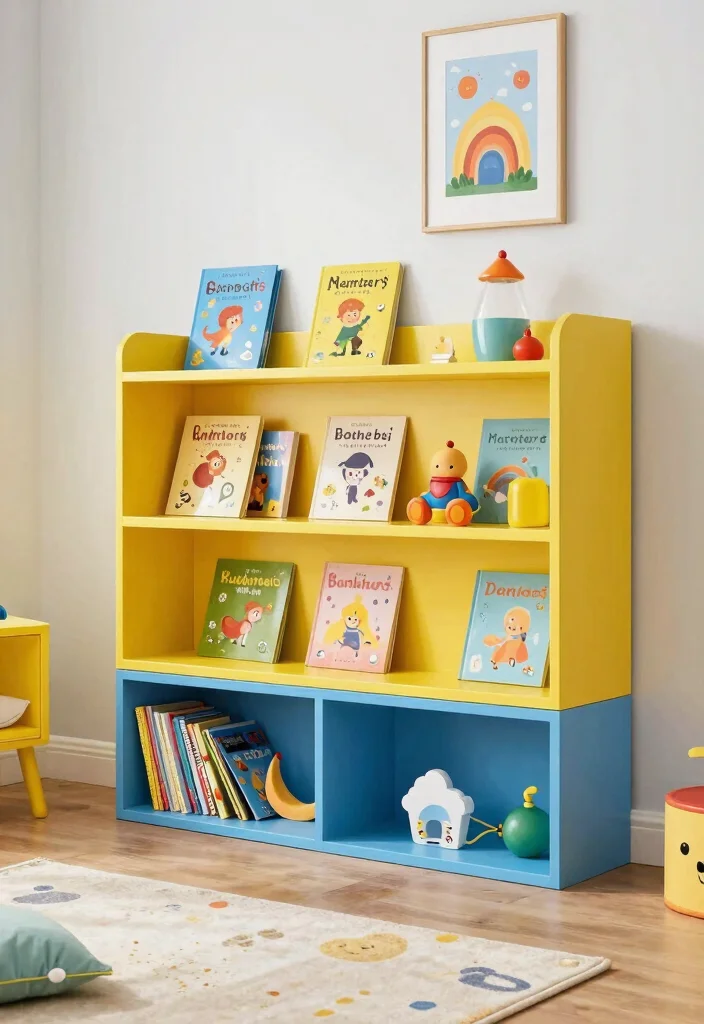 21 Sleek Floating Shelf Wall Ideas for a Minimalist Vibe 4. Painted Shelves for a Pop of Color 0