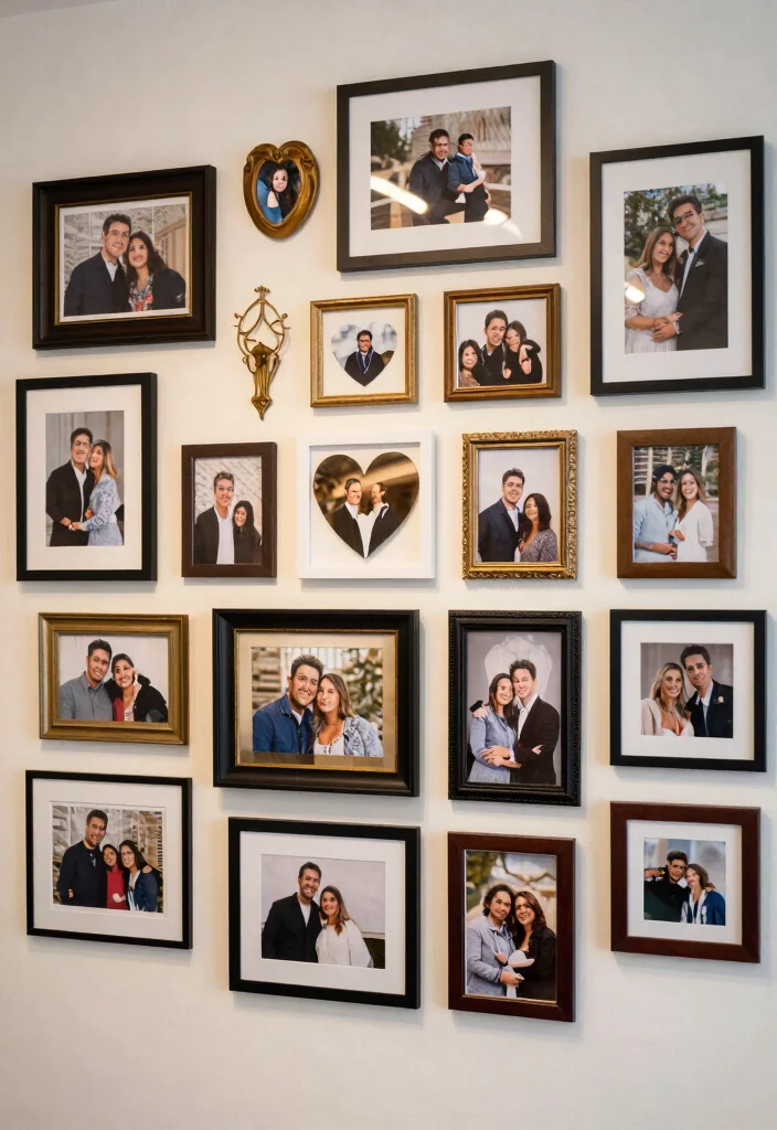 21 Stunning Gallery Wall Art Ideas Bohemian Style 10. Personal Photographs 0