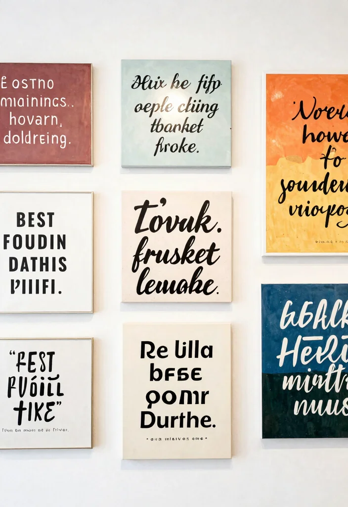 21 Stunning Gallery Wall Art Ideas Bohemian Style 15. Wall Art with Quotes 0