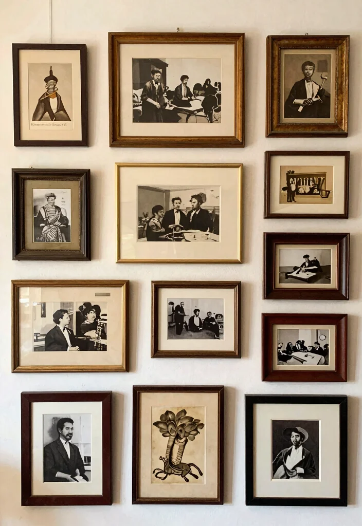 21 Stunning Gallery Wall Art Ideas Bohemian Style 6. Vintage and Thrifted Treasures 0