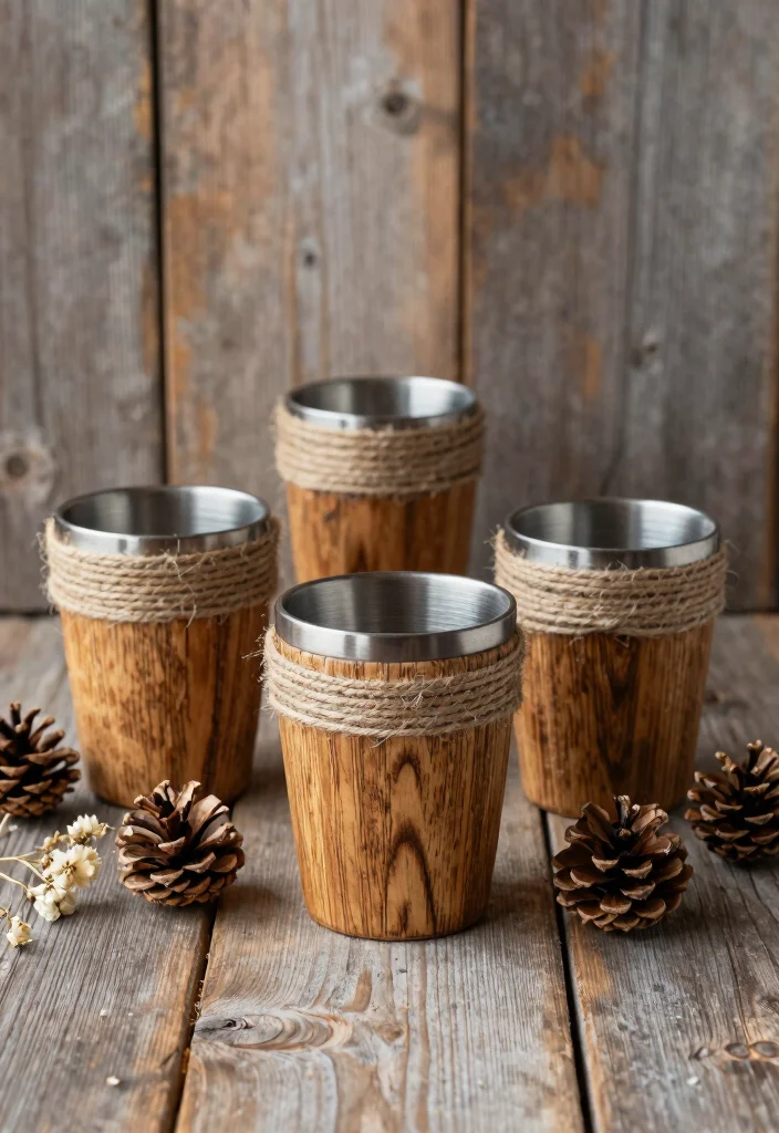 21 Stunning Tumbler Designs for Your Next Craft Project Must Try 2. Rustic Charm 0