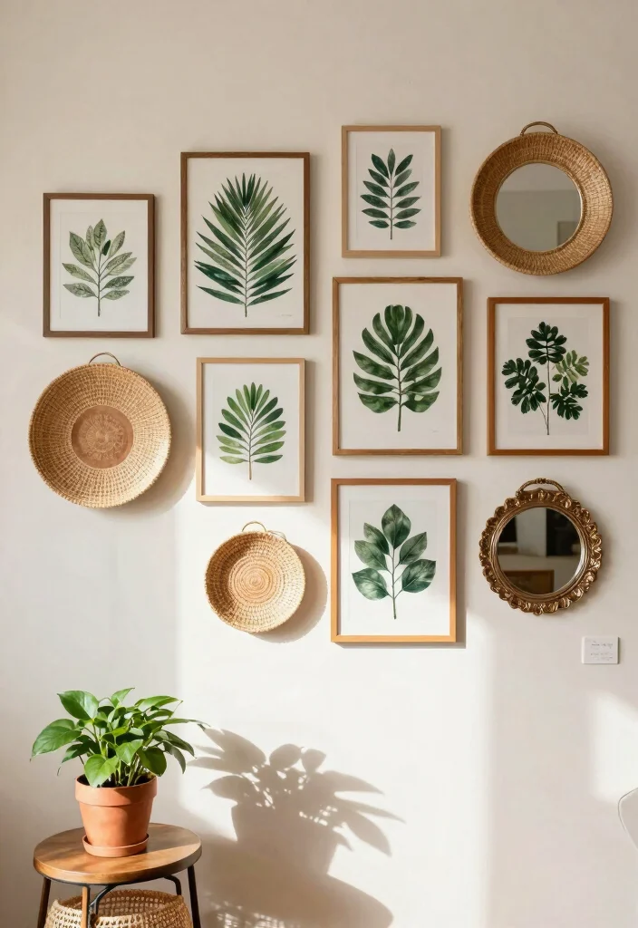 21 Ultimate Room Wall Art Ideas for Every Aesthetic 1. Boho Gallery Wall 0