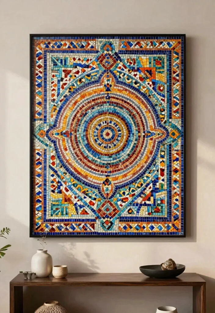 21 Ultimate Room Wall Art Ideas for Every Aesthetic 15. Mosaic Art Pieces 0