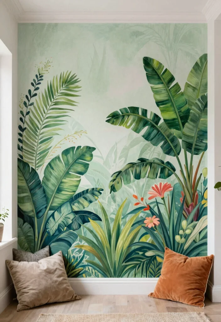 21 Ultimate Room Wall Art Ideas for Every Aesthetic 19. Hand Painted Murals 0