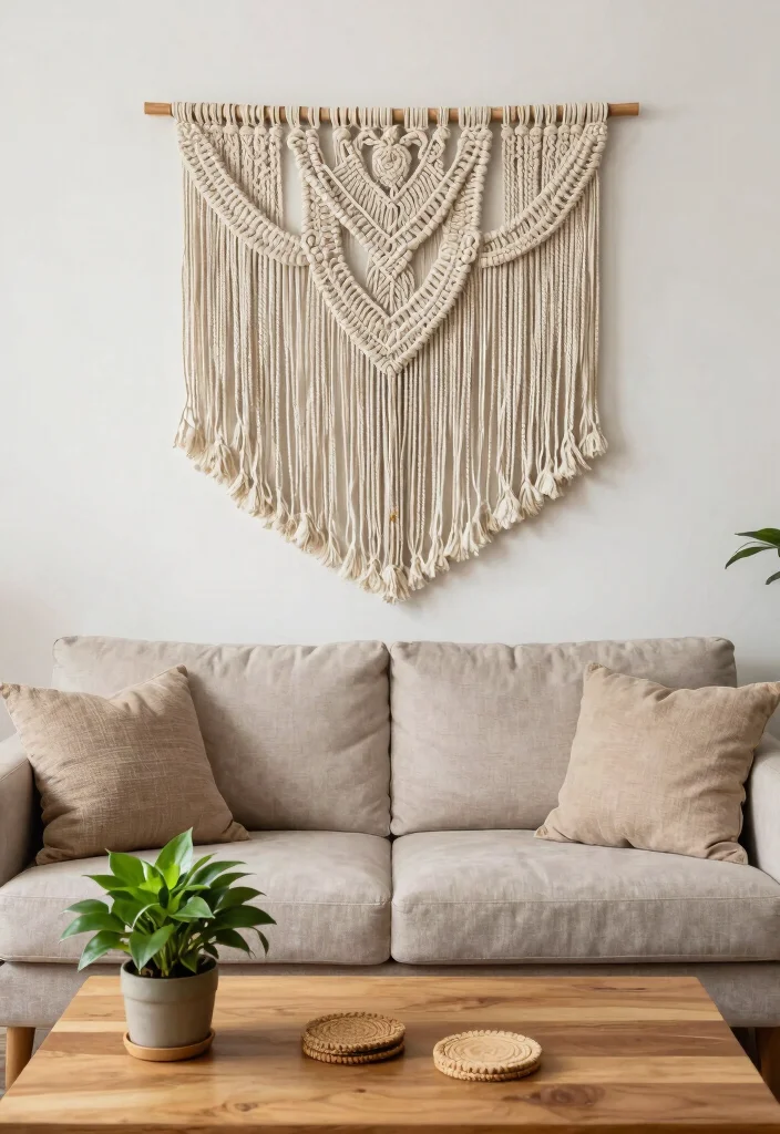 21 Ultimate Room Wall Art Ideas for Every Aesthetic 2. Macram Wall Hangings 0