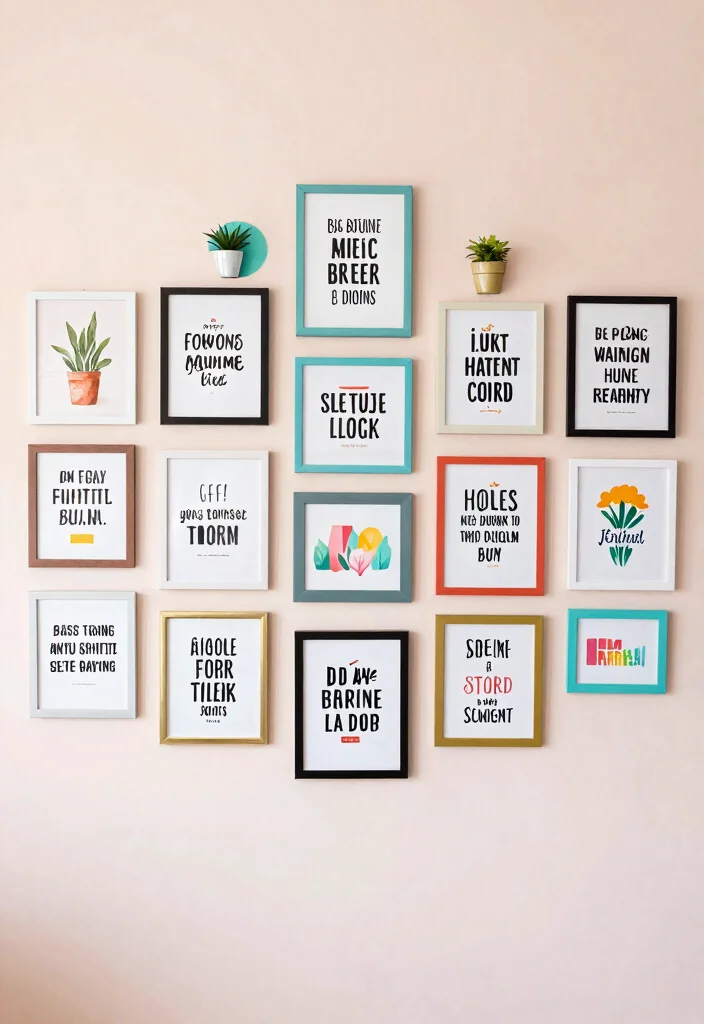 21 Ultimate Room Wall Art Ideas for Every Aesthetic 7. DIY Inspirational Quote Art 0