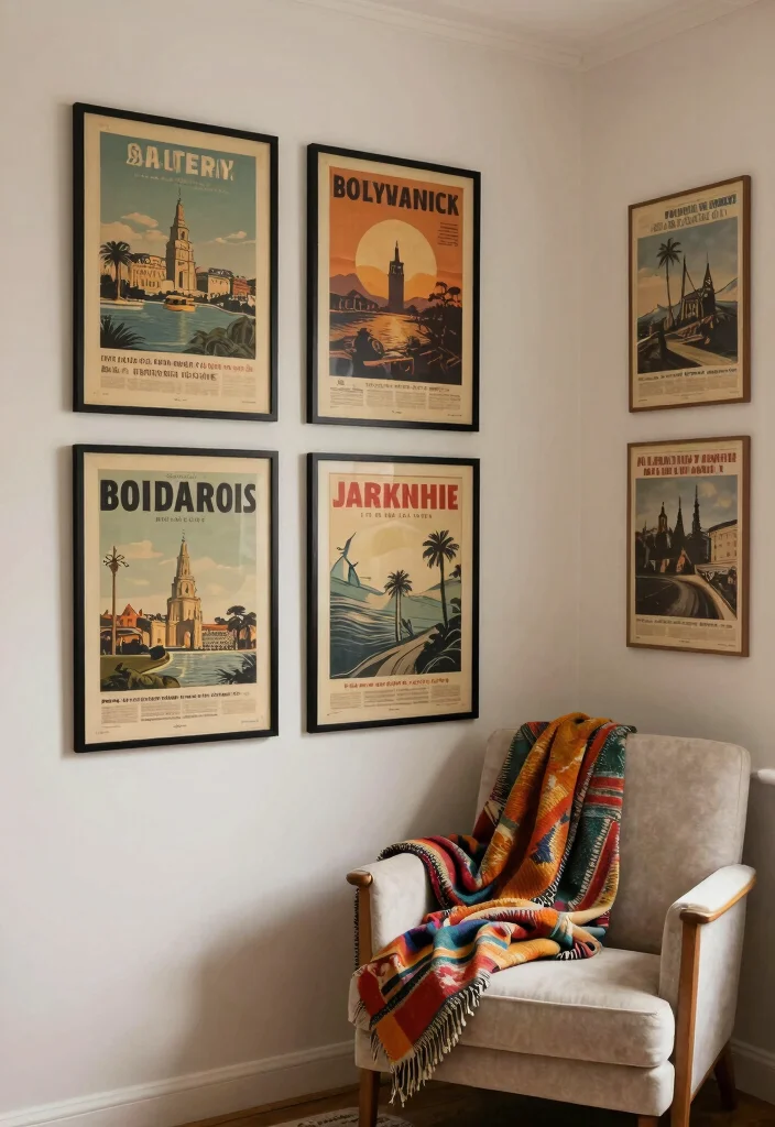 21 Ultimate Room Wall Art Ideas for Every Aesthetic 8. Vintage Posters 0