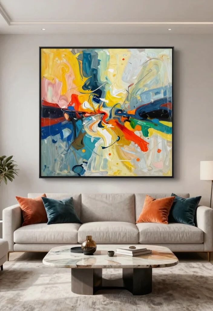 25 Breathtaking Wall Art Inspiration Photos for Pins 14. Abstract Art 0