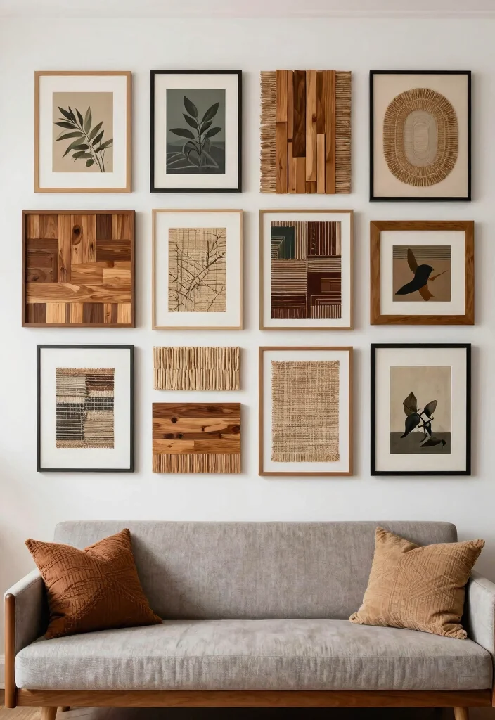 25 Breathtaking Wall Art Inspiration Photos for Pins 23. Layered Textures 0