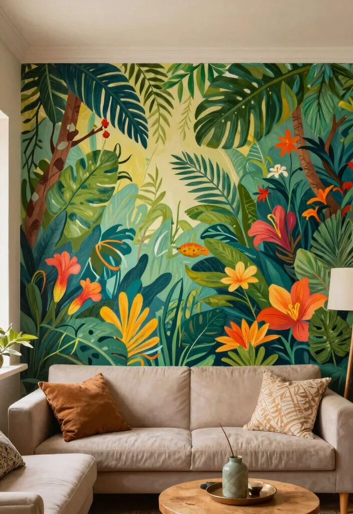 25 Breathtaking Wall Art Inspiration Photos for Pins 6. Hand Painted Murals 0