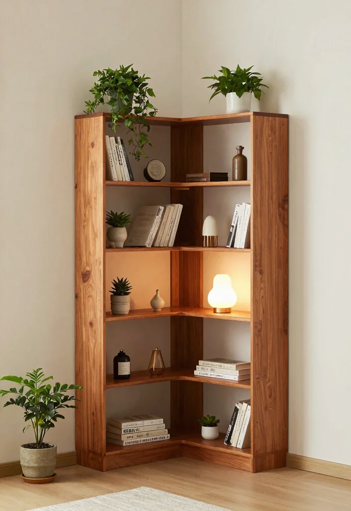 25 Brilliant Wall Shelf Ideas to Maximize Your Space 3. Corner Shelves for Unused Space 0