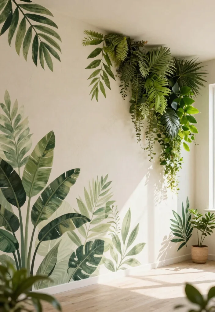 25 Stunning Wall Art Ideas to Transform Your Blank Walls 19. Biophilic Design Elements 0