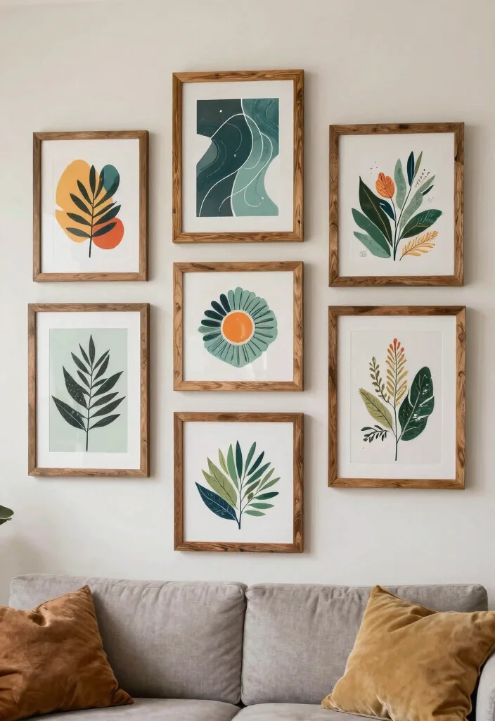 25 Stunning Wall Art Ideas to Transform Your Blank Walls 5. Eco Friendly Prints 0