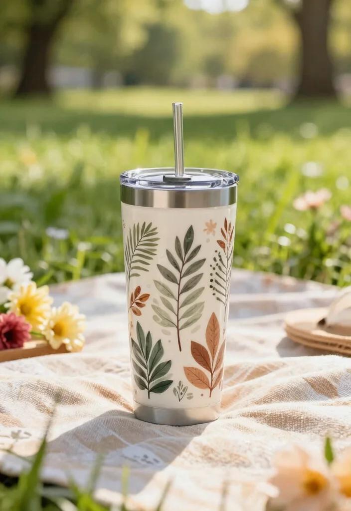 7 Best 20 oz Tumbler Sublimation Designs Free Download 2. Nature Inspired Patterns 0