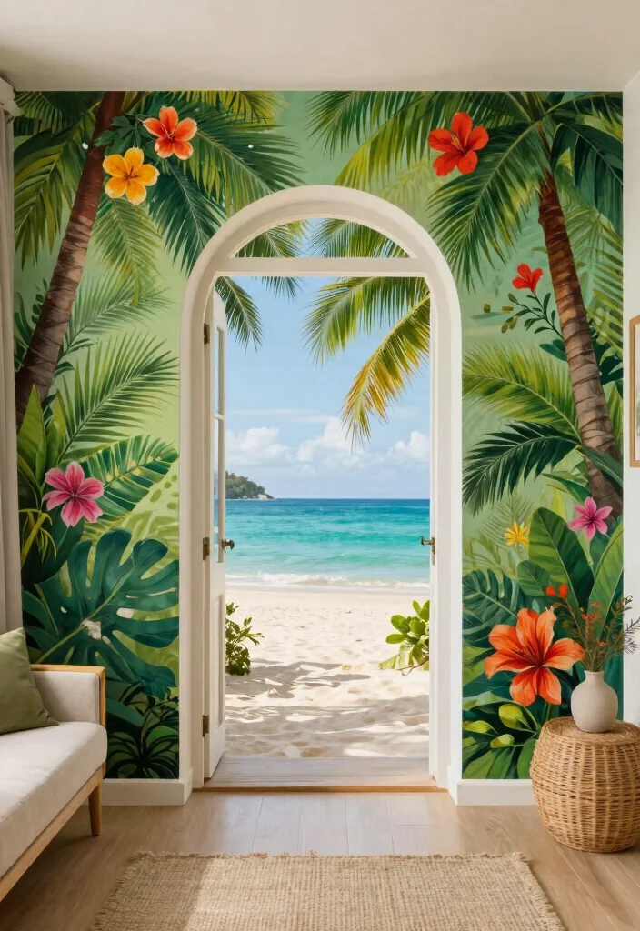 7 Breathtaking Mural Wall Art Ideas for Your Home 7. Illusion Murals 0