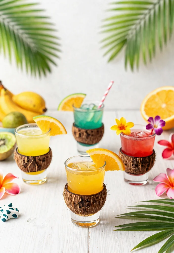 7 Cute Mini Tumbler Shot Glass Ideas for Eco Friendly Party Favors 6. DIY Shot Glasses from Coconut Shells 0