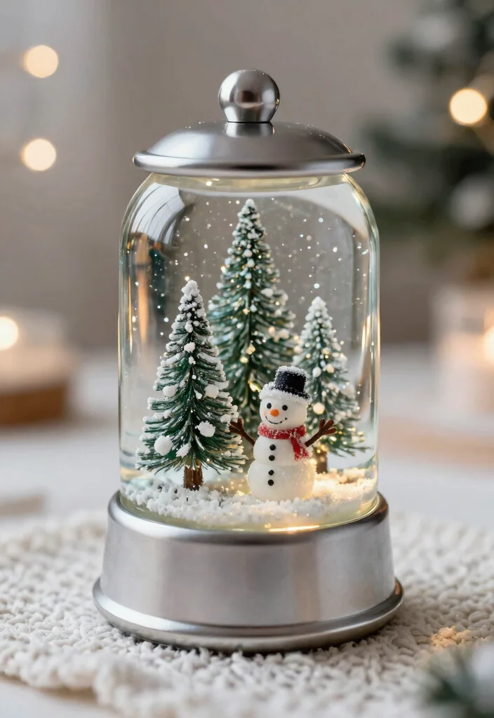 7 Dreamy Snowglobe Tumbler Ideas Liquid Magic 1. Winter Wonderland Scene 0