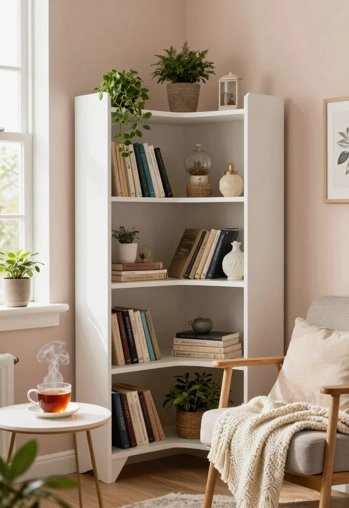 7 Pro Wall Shelf Placement Ideas to Enhance Any Room 2. Corner Shelves to Utilize Odd Spaces 0
