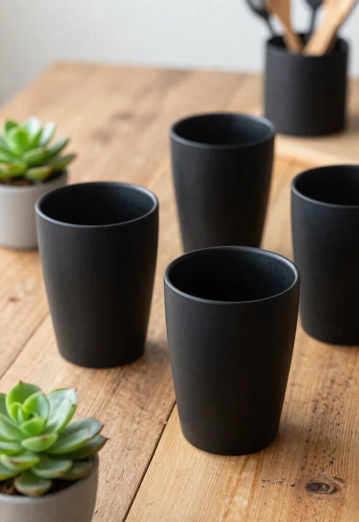 7 Sleek Black Tumbler Ideas for a Minimalist Look 1. Matte Black Tumblers for a Chic Vibe 0