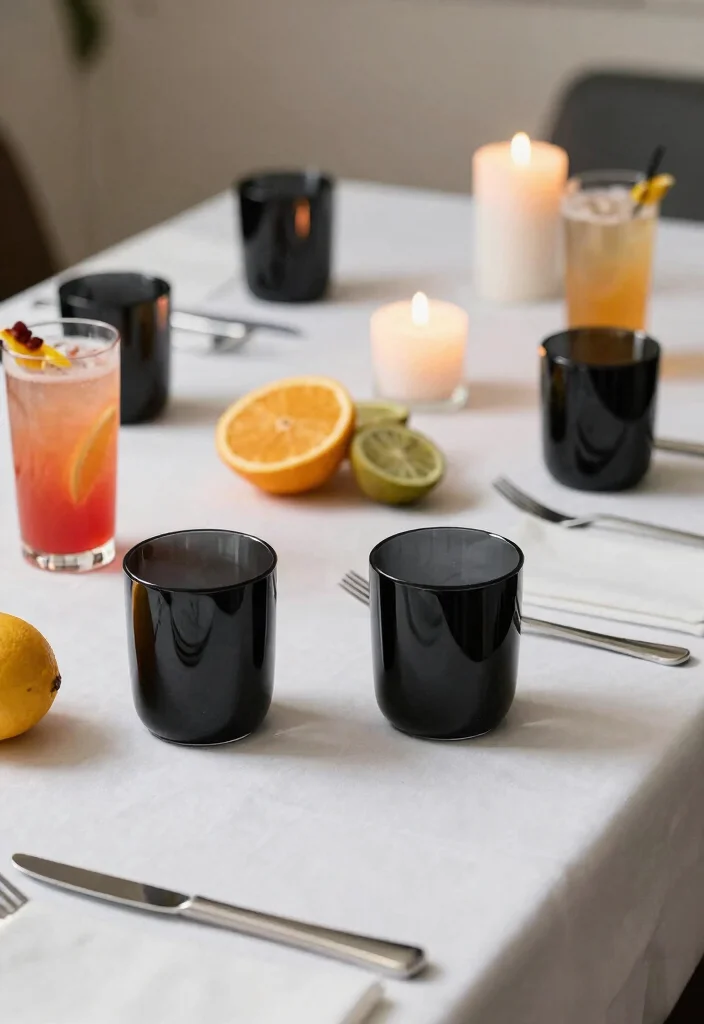 7 Sleek Black Tumbler Ideas for a Minimalist Look 2. Glossy Black Tumblers for a Modern Touch 0