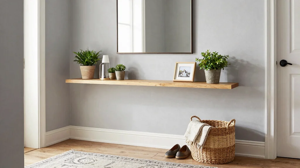 7 Smart Half Wall Shelf Ideas for Entryways