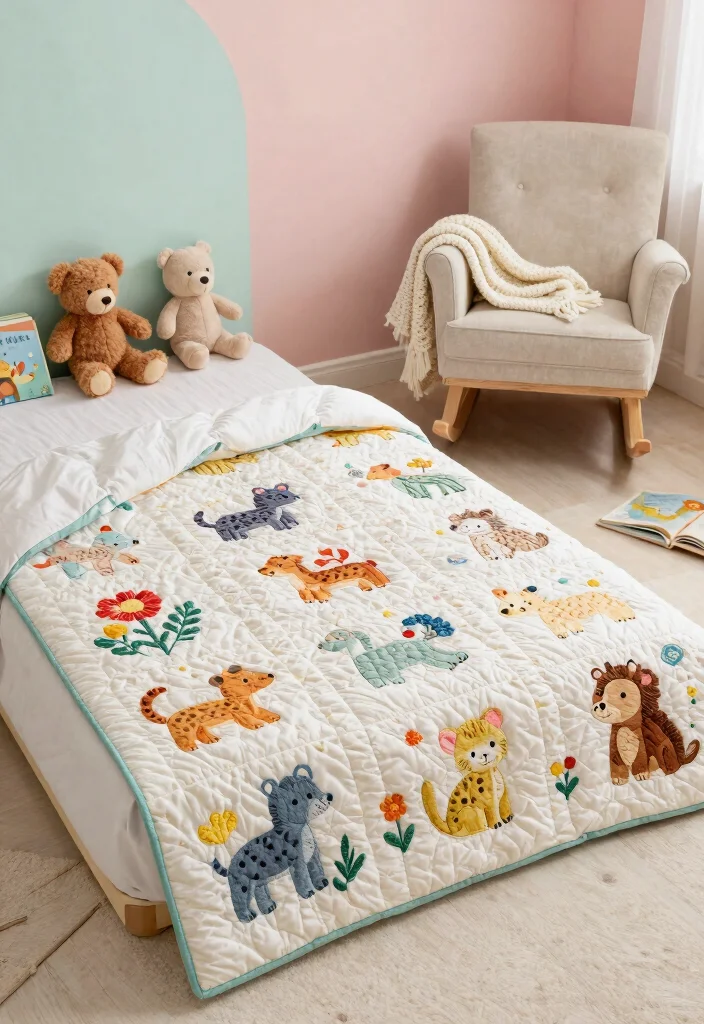 7 Unique Tumbler Quilt Concepts for Eco Friendly Home Decor 5. Tumbler Quilts with Appliqu 0