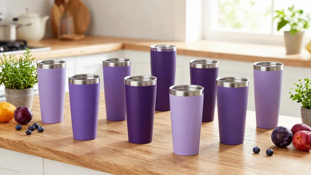 7 Vibrant Purple Tumbler Ideas for Sustainable Home Decor