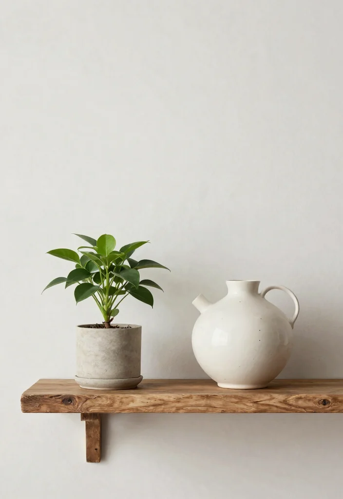 21 Beautiful Wall Shelf Display Ideas for a Rustic Farmhouse Vibe 21. Minimalist Rustic Displays