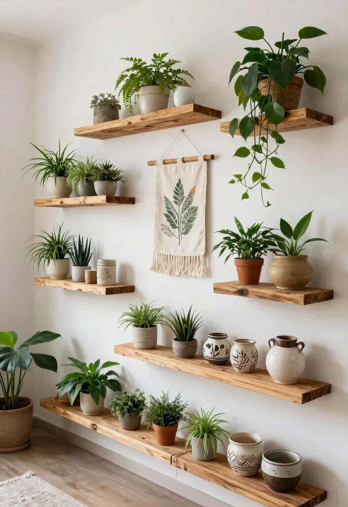 9 Beautiful Picture and Shelf Wall Ideas Gallery Mix 5. Eco Friendly Displays 0
