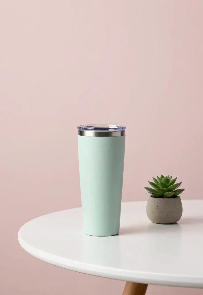 9 Best Tumbler Photo Ideas for Eco Friendly Home Decor 3. Minimalist Marvel 0