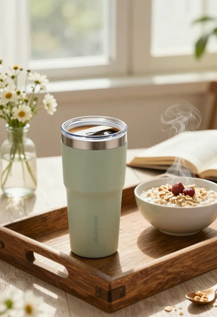 9 Best Tumbler Photo Ideas for Eco Friendly Home Decor 9. Storytelling Vignettes 0