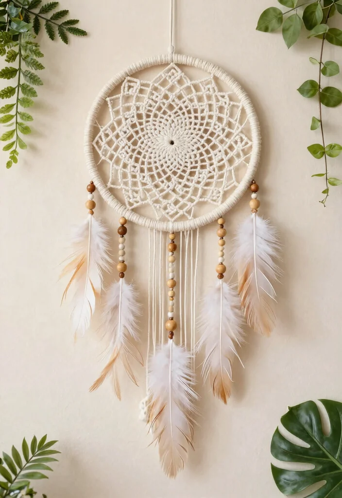 9 Boho Crochet Decoration Ideas Wall Art Handmade 5. Dreamcatcher Inspired Crochet 0