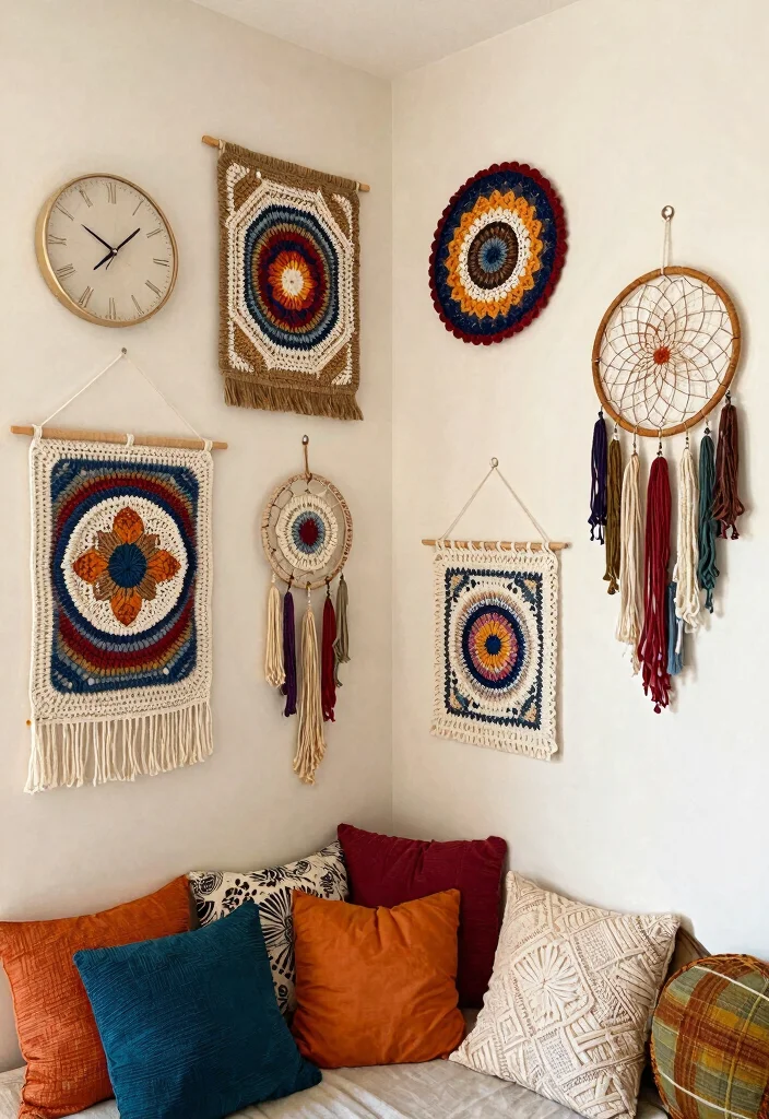 9 Boho Crochet Decoration Ideas Wall Art Handmade Conclusion 0