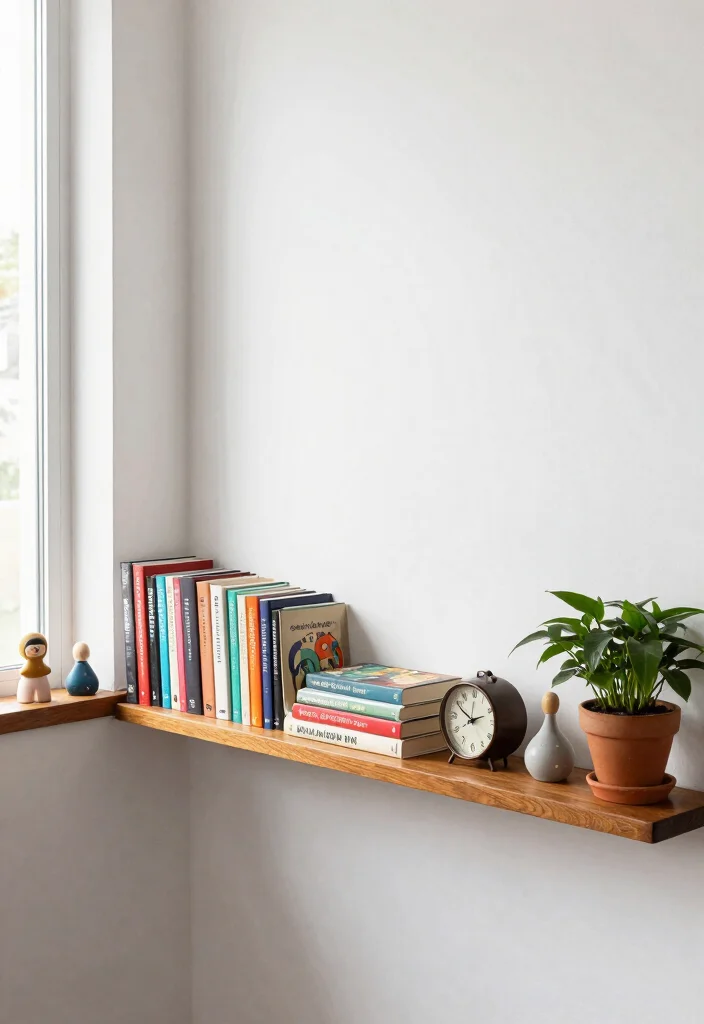 9 Charming Vintage Wall Shelf Ideas Thrifted Finds 6. Vintage Bookshelf Ledge 0