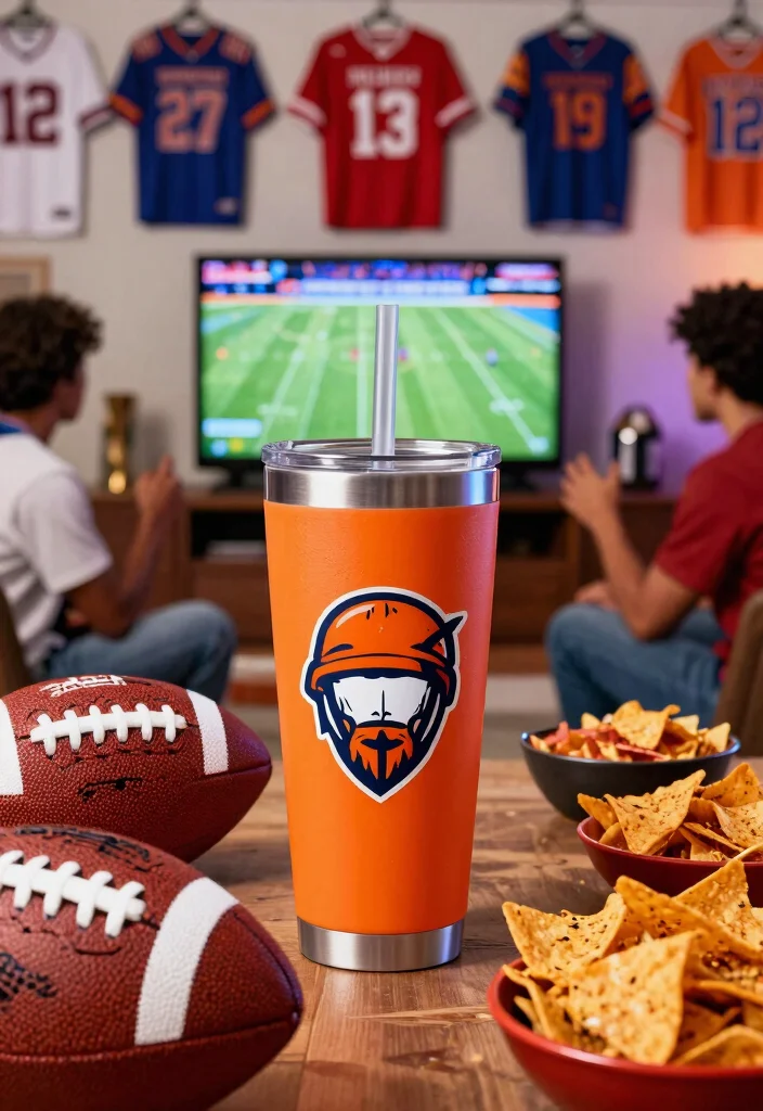 9 Cool Tumbler Ideas for Men Perfect Fathers Day Gifts 3. Custom Sports Team Tumblers 0