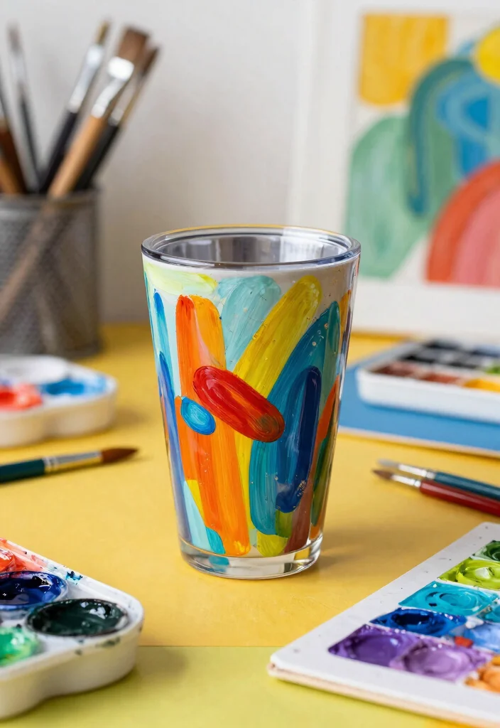 9 Cool Tumbler Ideas for Men Perfect Fathers Day Gifts 8. Artistic Hand Painted Tumblers 0