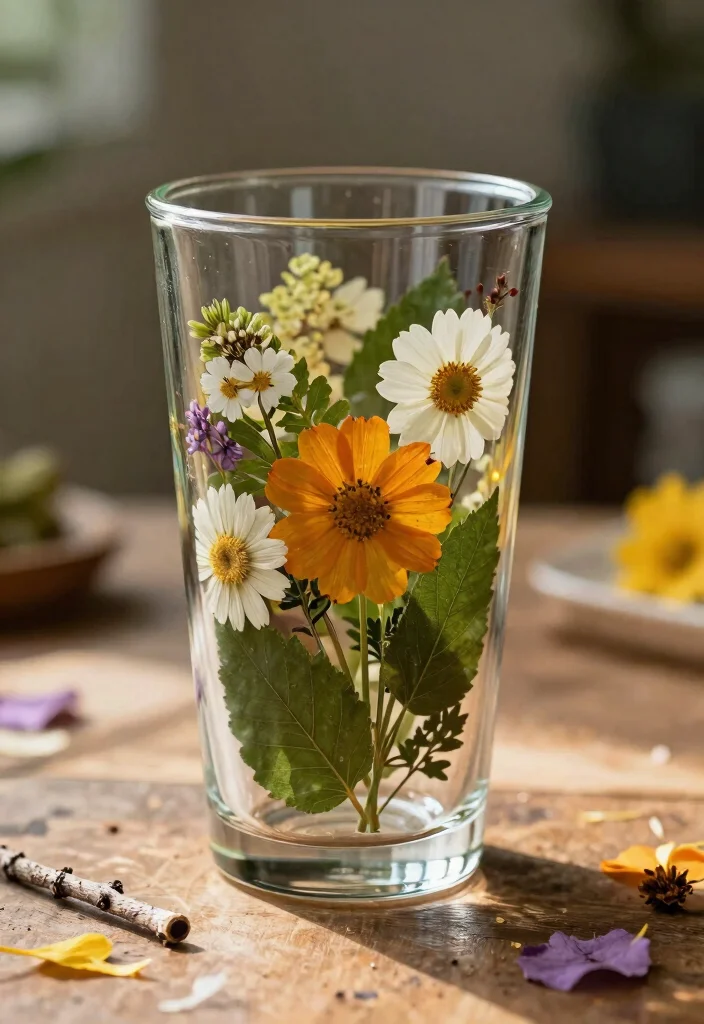 9 Creative Tumbler Painting Ideas DIY Custom Art 7. Natures Palette 0